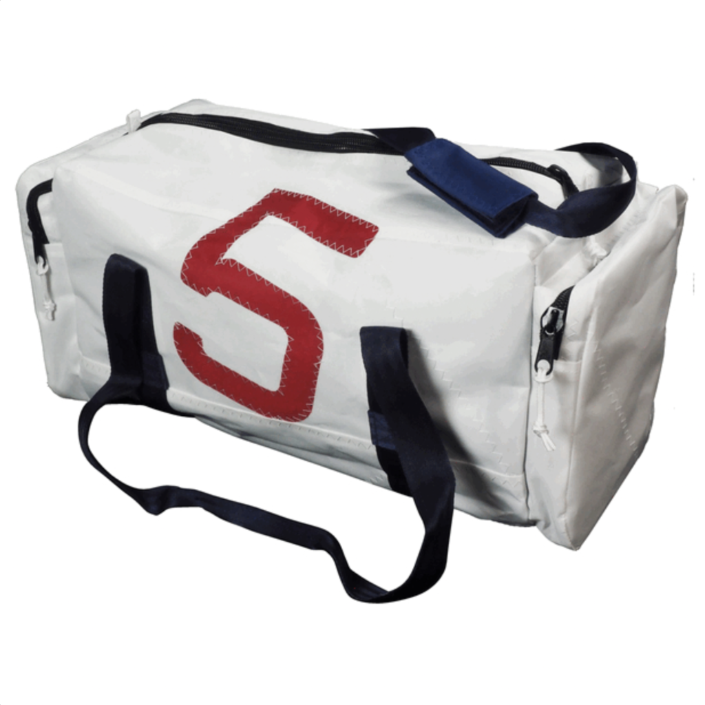 Sailcloth Crew Bag Medium White 65 x 20 x 25cm - 26L