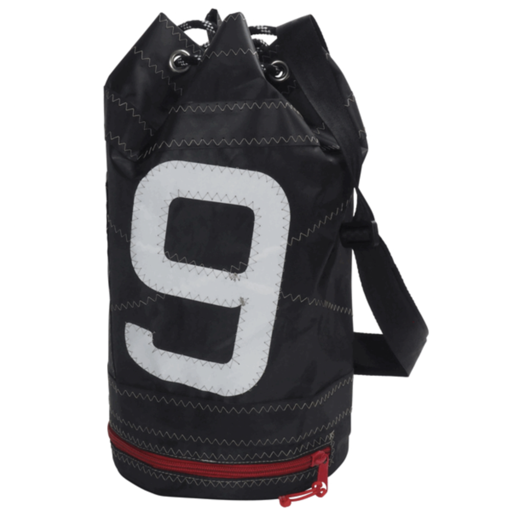 Sailcloth Duffel Bag Small Black 47 x 25cm - 20L