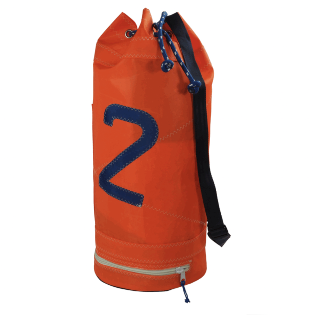 Sailcloth Duffel Bag Medium Orange 70 x 30cm - 43L