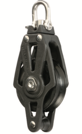 Holt Plain 45mm Single Swivel Block with Becket : HT95311