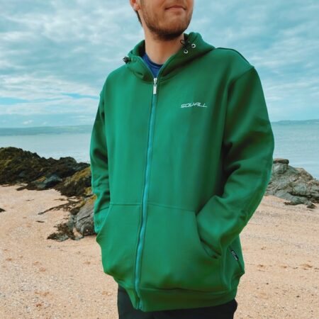 Squall Sailing Full Zip Tempest Hoodie Green