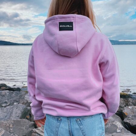 SQ Pink Coastal Hoodie Rear View