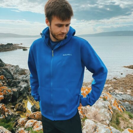 Squall Sailing Full Zip Tempest Hoodie Royal Blue