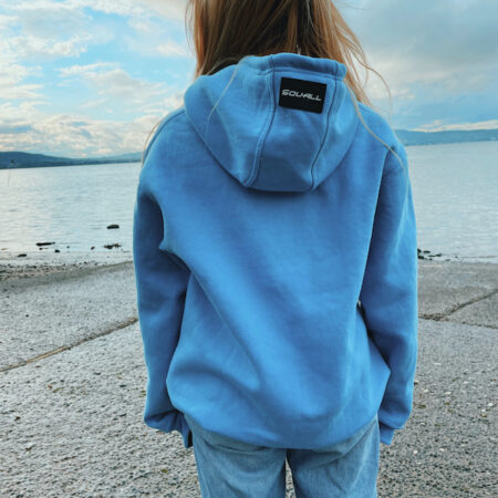 SQ Blue Coastal Hoodie Rear