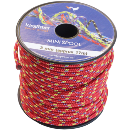 Kingfisher 3mm Mini Spools Red