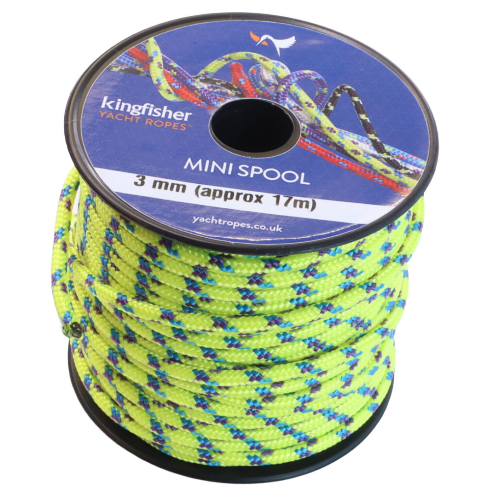 Kingfisher 3mm Mini Spools Yellow