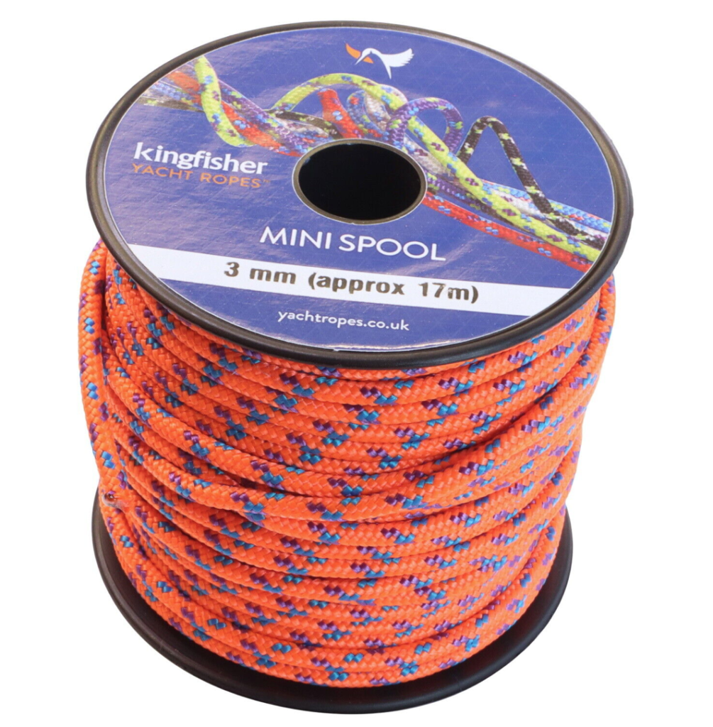 Kingfisher 3mm Mini Spools Orange
