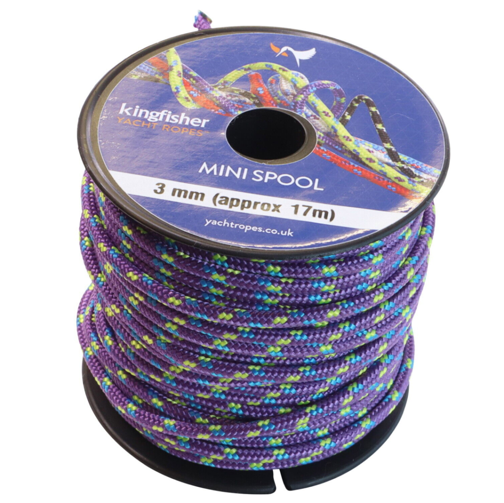 Kingfisher 3mm Mini Spools Purple