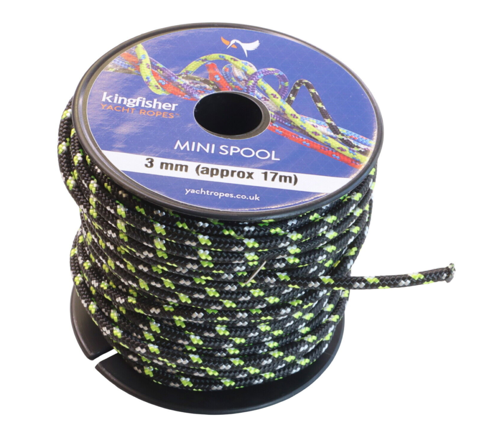 Kingfisher 3mm Mini Spools Black