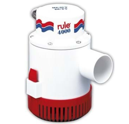 Rule 3700 Bilge Pump 12V 38mm Hose